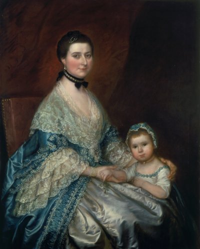 Mme Bedingfield et sa fille, années 1760 - Thomas Gainsborough